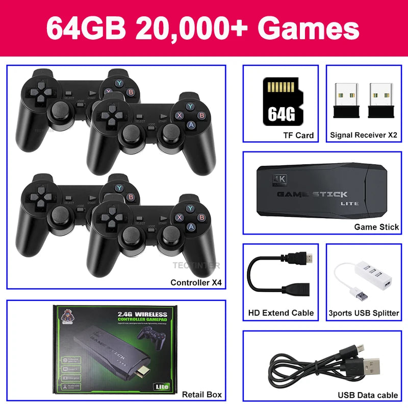 Soltrine™ GameStick (2 Free Controllers Included)